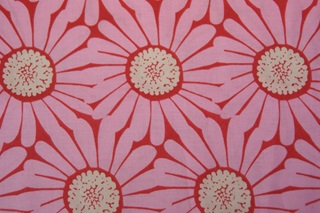 Picture of Daisy Coral poplin (SOLD OUT)