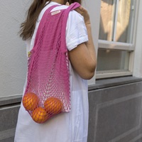 Fuchsia Granny/String Bag (901058)-2