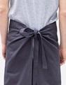 Long Catering Apron - anthracite canvas (923017) 