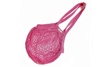 Fuchsia Granny/String Bag with long handle (901358) (SALE)