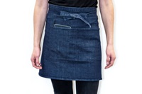 Short Catering Apron - heavy denim (920045)