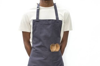 Picture of Apron - anthracite canvas (920017)