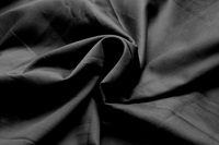 Black cotton sateen (width 162 cm)