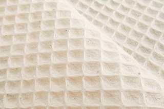 Natural Waffle fabric (645000) - Pure Fabricz organic B2B webshop