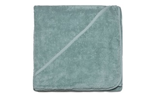 Afbeelding van Babyhanddoek met capuchon - Mineral Green (981145)