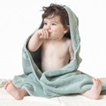 Babyhanddoek met capuchon - Mineral Green (981145) 