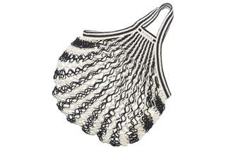 Picture of Black-White (bicolor) Granny/String Bag (901502)