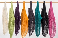 Granny/String Bag - set all solid colours