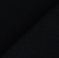 Black Ribbing 1x1 (with elastane) - tubular knit (717102)-2