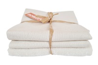 Set 2 tea towels + 1 kitchen towel - Natural (490500)