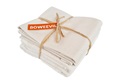 Set 2 tea towels + 2 kitchen towels - Natural (490600) 