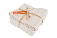 Set 2 tea towels + 2 kitchen towels - Natural (490600)